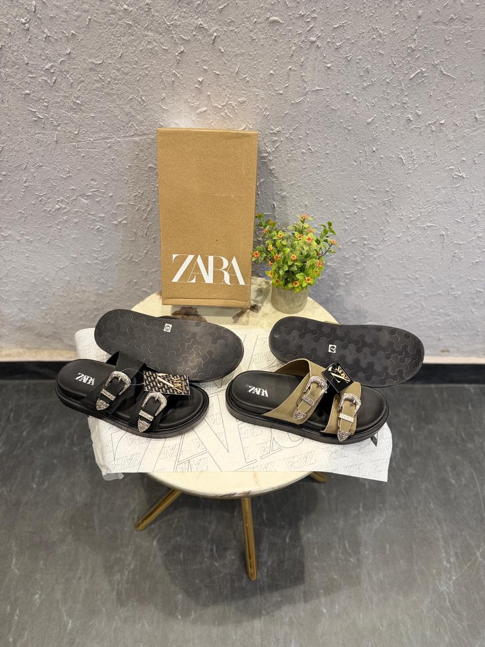 ZARA DOUBLE STRAP DECORATIVE BUCKLE FOR MEN view 3
