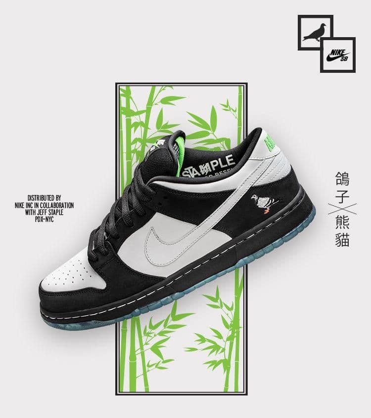 Nike SB Dunk Low x Staple “Panda Pigeon”