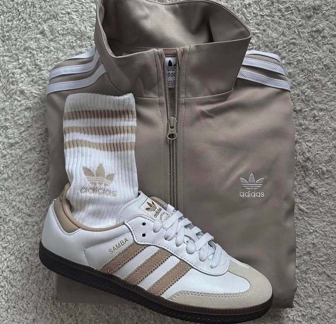 Adidas Samba Beige Gum view 2