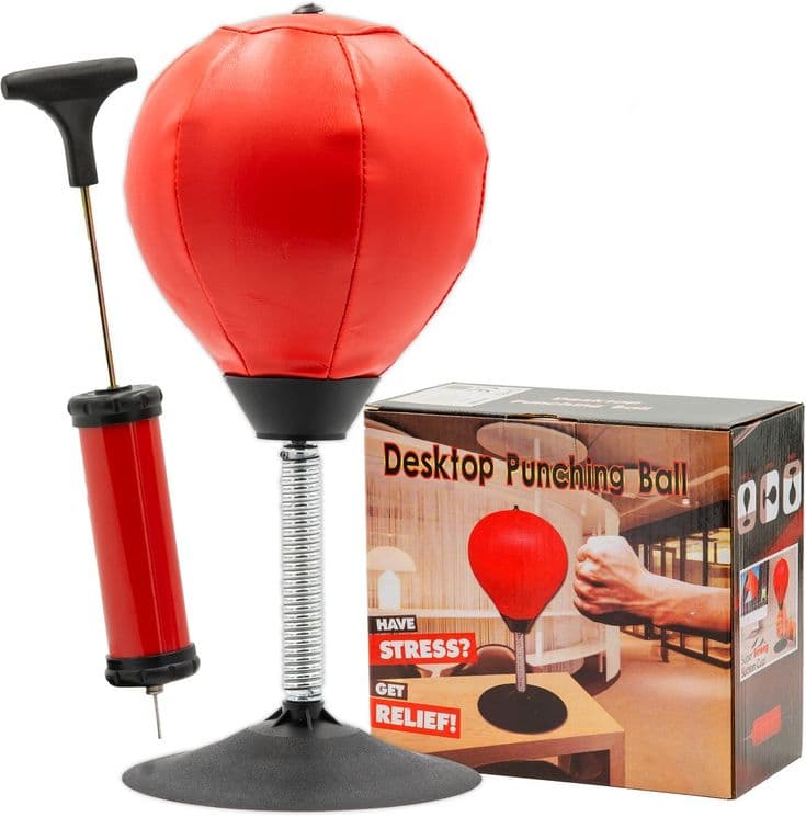 Stress-Relief Desktop Punching Ball – Heavy-Duty Boxing Bag with Suction Cup view 3