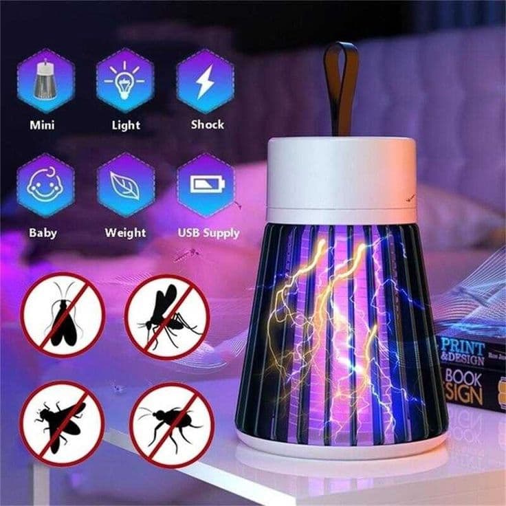 Eco-Guard Pro: 360° Ultrasonic Electric Mosquito Killer & Bug Zapper view 2