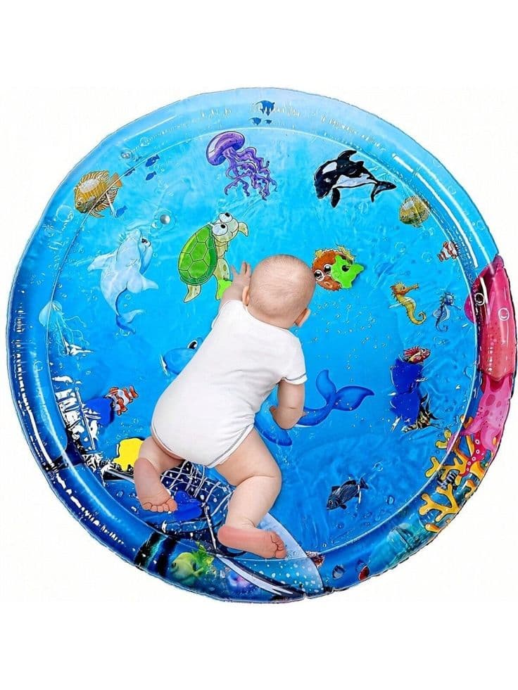 Inflatable Tummy Time Water Mat – Sensory Stimulation & Motor Skills Development Toy for Infants view 2